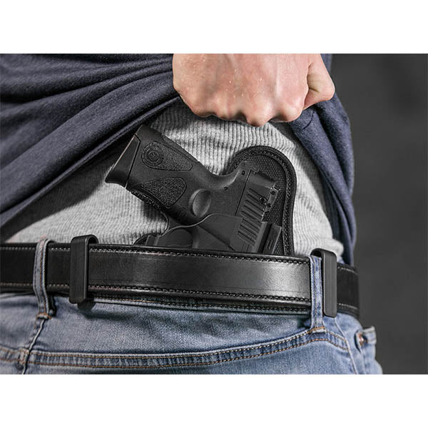 Fondina IWB Per Glock In Kydex – R&R Holsters, Nero Opaco E Fibra Di Carbonio, Regolabile - Foto 3