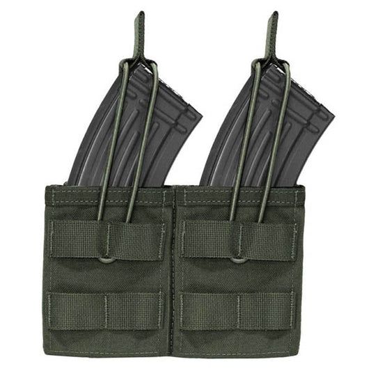 *Double MOLLE Open AK 7.62mm Mag / Bungee Retention- 2 Mag