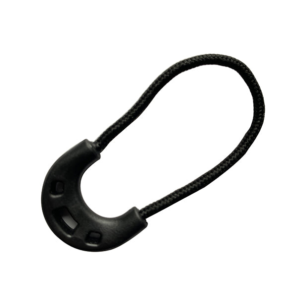Lot de 5 : rallonge de fermeture éclair ANTI-SLIP ZIPPER CORDE, noir
