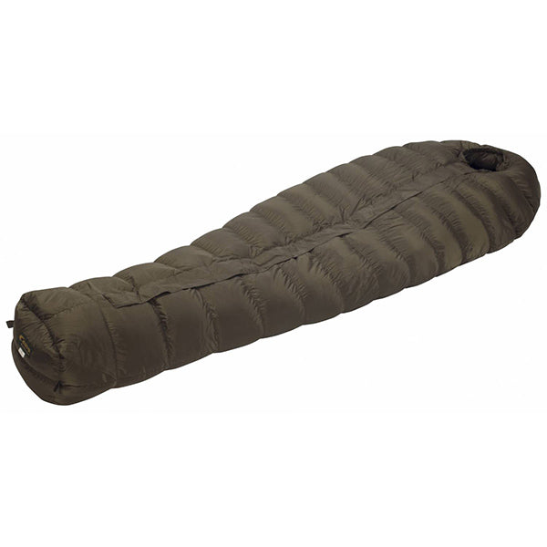 XP DOWN 1000 Daunenschlafsack, Grösse M, Reissverschluss Mitte, Olive
