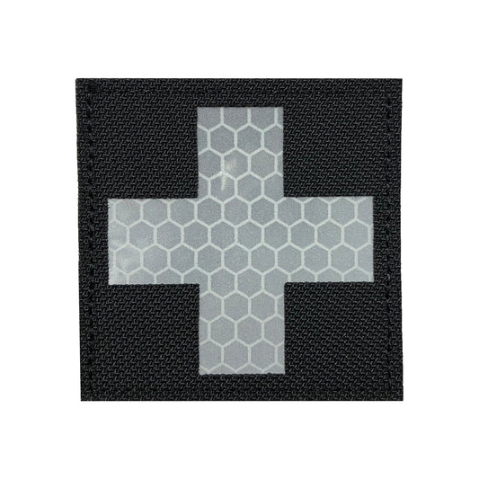 Morale Patch Klettabzeichen MEDIC CROSS reflective/Laser