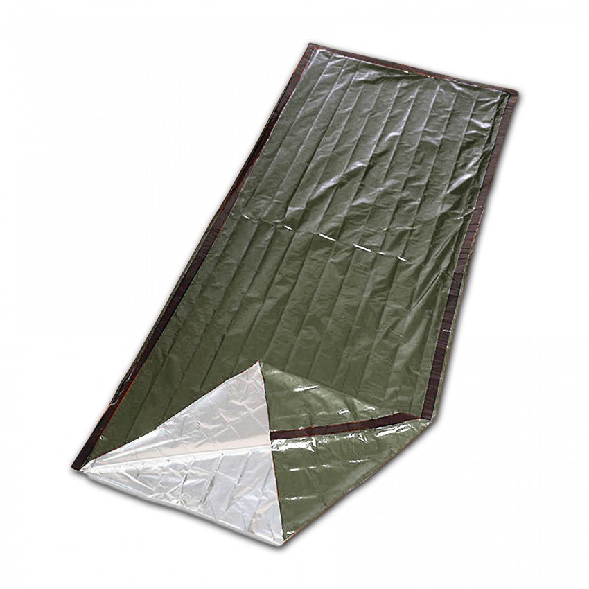 shelter schlafsack Schlafsack ZERO HOUR Emergency Sleeping Bag, green