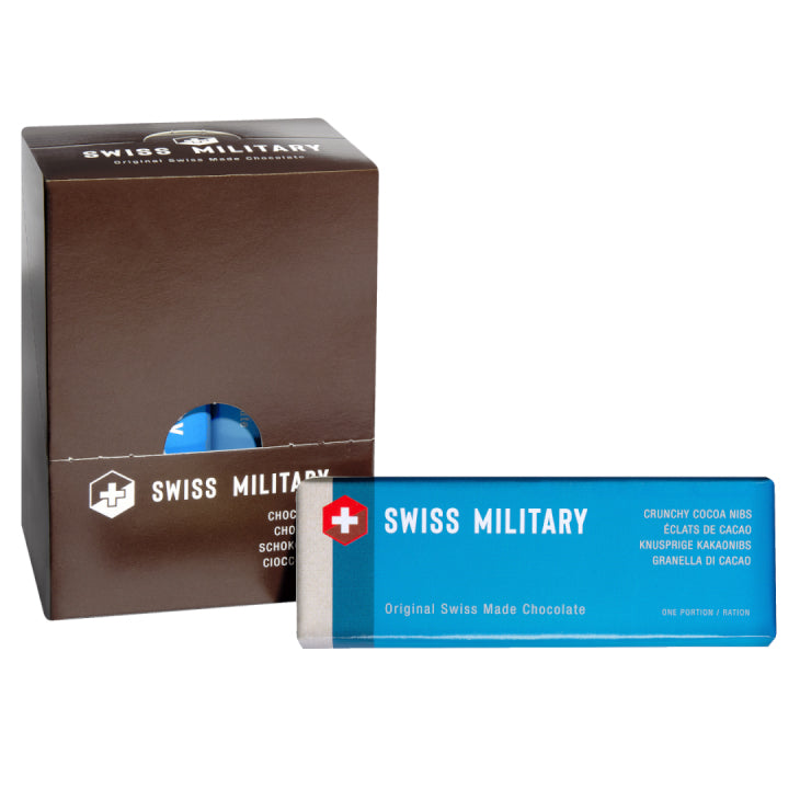 Chocolat Swiss Military éclats de cacao croustillants