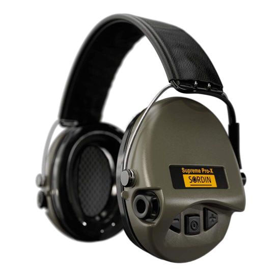 Gehörschutz SUPREME PRO-X, Slim Leather Headband