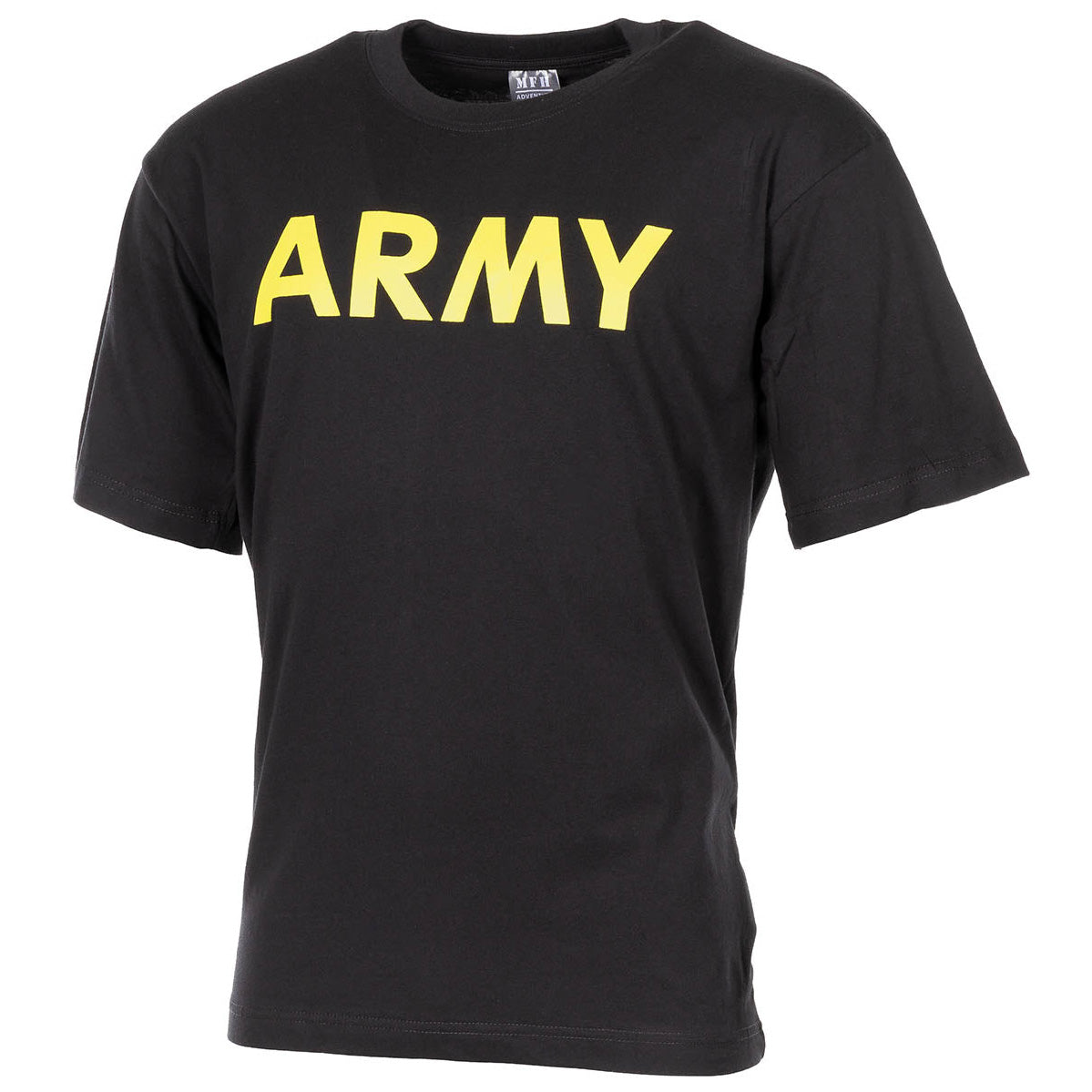 T-Shirt, bedruckt, "Army", schwarz