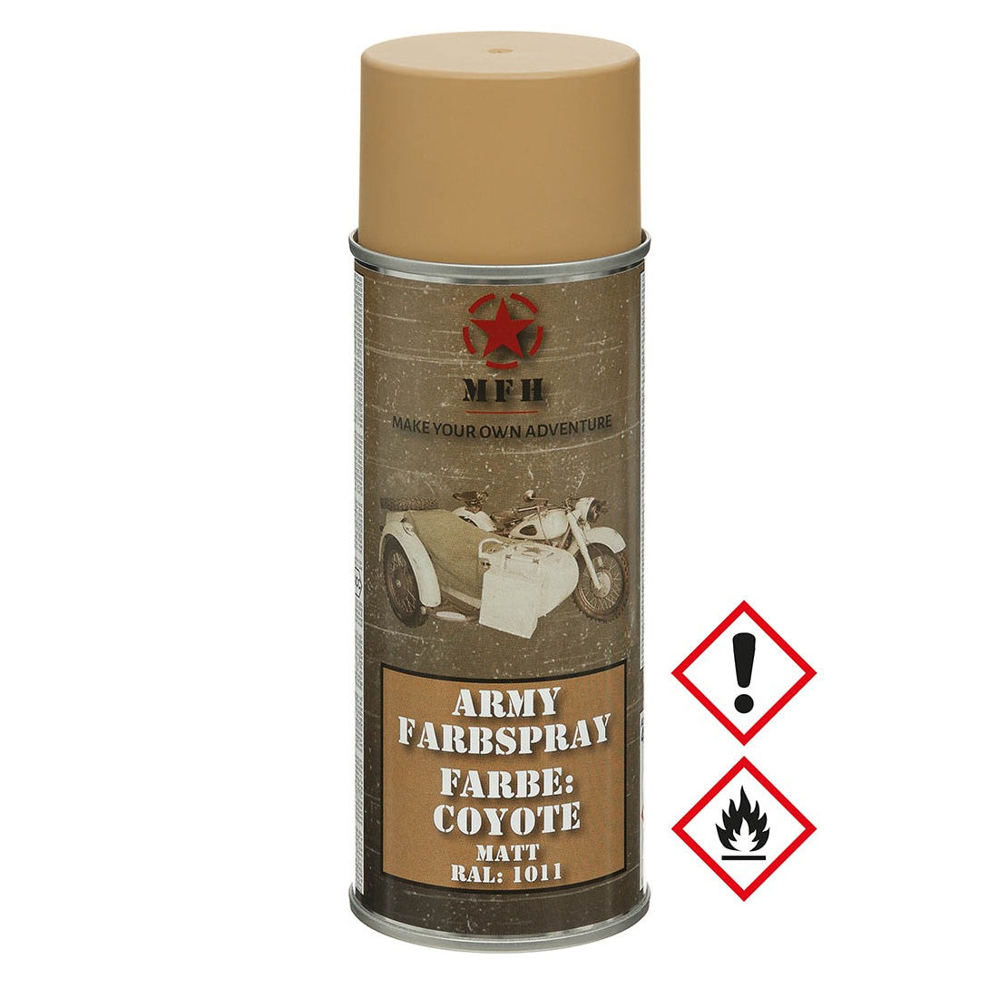 Vernice spray militare, COYOTE, opaca, 400 ml