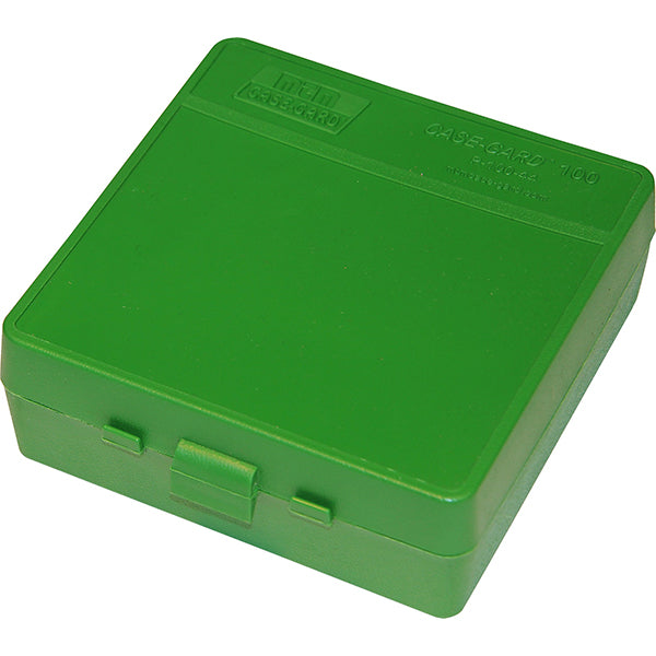 MTM CASE-GARD, Patronenbox MTM P-100-9, green (100x9mm Para)