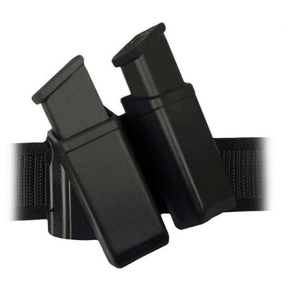 ESP, doppeltes Kunststoffholster LUGER für zweireihige Waffenmagazine 9mm, black