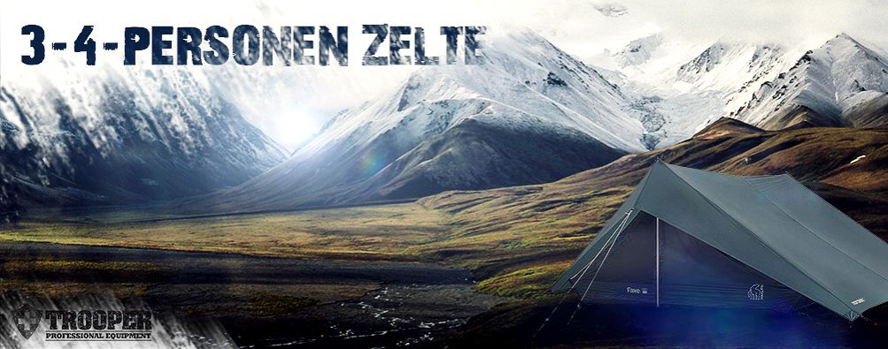 3-4 Personen Zelte