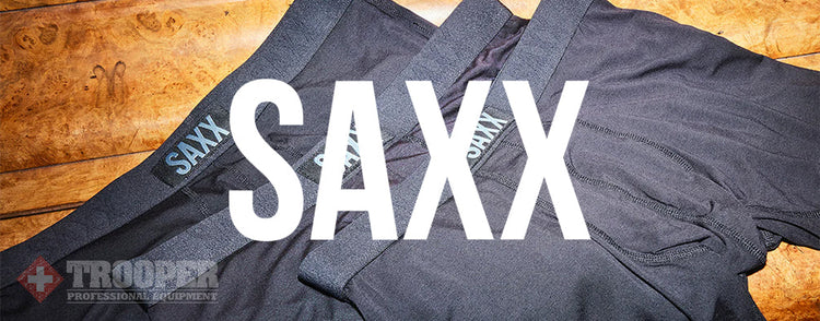 Saxx Logo vor Saxx Unterhosen, bzw. Boxers