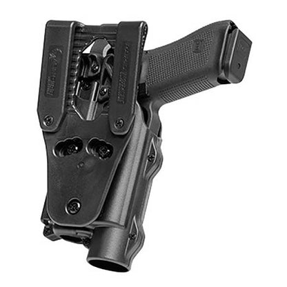 Fondina per Glock 19/23 Livello III, RAPID FORCE DUTY HOLSTER (compatibile con lampada per armi)