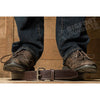 GUNBELT, stabiler Ledergurt 14oz LEATHER GUN BELT, Steel Core