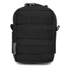 Custodia piccola MOLLE con cerniera, nera
