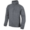 Felpa leggera con cappuccio ALPHA HOODIE JACKET, grigio ombra