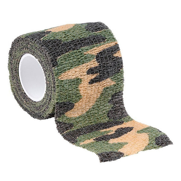 Tarnband, selbsthaftend, 5cm x 4,5m, woodland