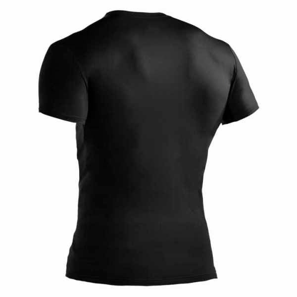 UNDER ARMOUR TACTICAL, T-Shirt Compression HeatGear (kühlend), schwarz