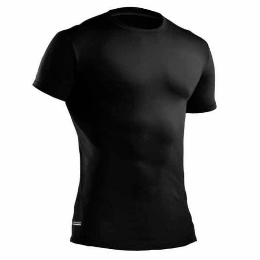UNDER ARMOUR TACTICAL, T-shirt Compression HeatGear (refroidissement), noir