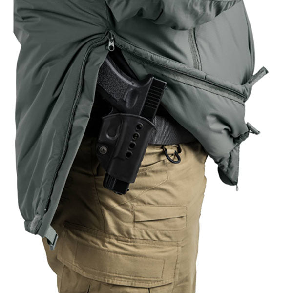 Veste d'hiver tactique HUSKY, Climashield Apex 100 g, noire