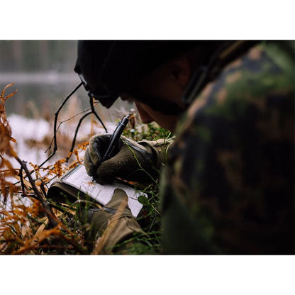 ANY WEATHER ONE PAPER, Spiral-Notizbuch 210x148mm (A5), 50 Blatt, military tan