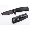 Coltello chiudibile SR22A BB, manico in alluminio, nero 