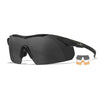 Occhiali da sole WILEY-X WX VAPOR COMM, grigio/trasparente/arancio chiaro