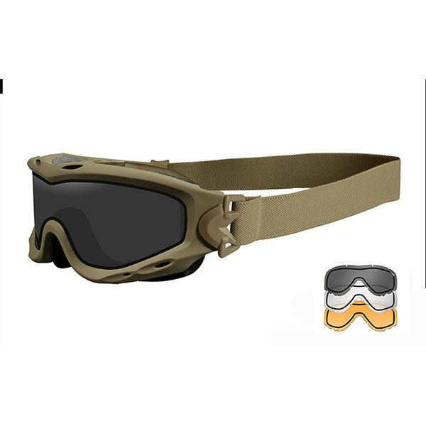 Occhiali SPEAR DUAL LENS, grigio/trasparente/arancione chiaro