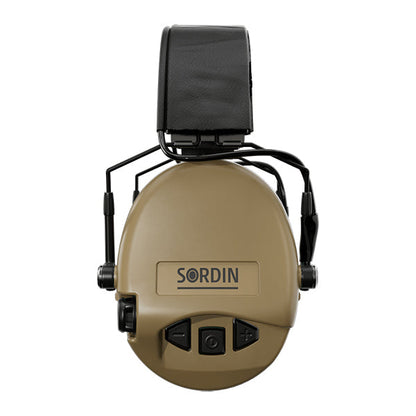 Gehörschutz SUPREME MIL AUX, slim headband, sand