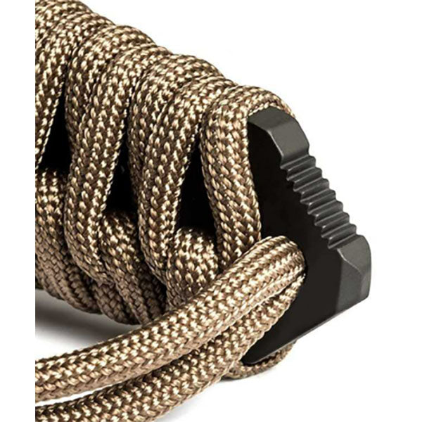 Coltello tattico MARAUDEUR, lama seghettata, nero