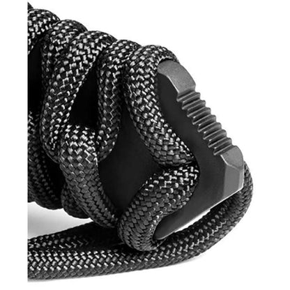 Einsatzmesser MARAUDEUR, Wellenschliff, schwarz