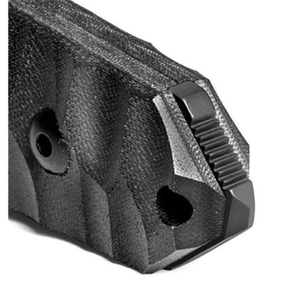 Einsatzmesser MARAUDEUR G10, Wellenschliff, black