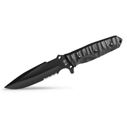 Einsatzmesser MARAUDEUR G10, Wellenschliff, black
