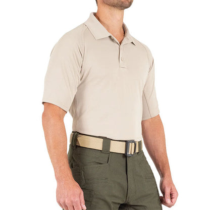 Polo-Shirt MEN'S PERFORMANCE SS POLO, khaki