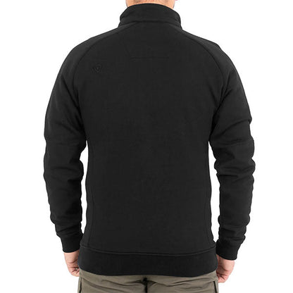 FIRST TACTICAL Sweater MEN’S COTTON JOB SHIRT QUARTER ZIP, black