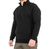 Maglia da uomo COTTON JOB SHIRT QUARTER ZIP, nera