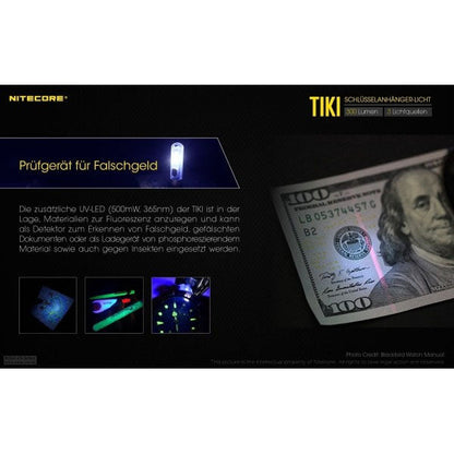 LED-TASCHENLAMPE TIKI LE, 300 Lumen (inkl. Akku), black