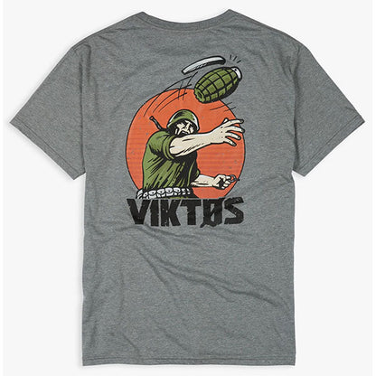 VIKTOS, T-Shirt PINEAPPLE SURPRISE TEE, graphite heather
