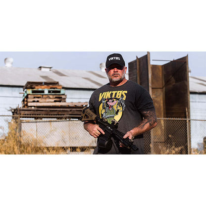 T-shirt HUFF &amp; PUFF TEE, anthracite chiné