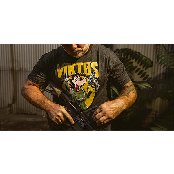 T-shirt HUFF &amp; PUFF TEE, anthracite chiné