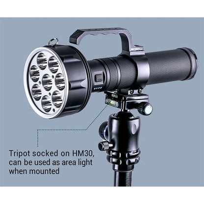 LED-Suchscheinwerfer SAINT TORCH 31, 20'000 Lumen (inkl. Akku)