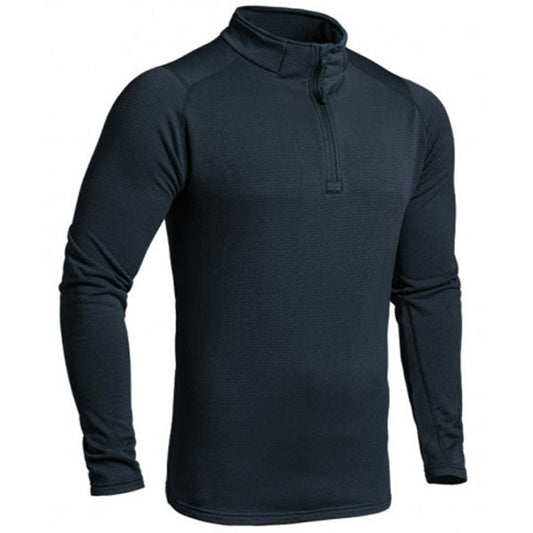 Chemise manches longues A10 THERMO PERFORMER SWEAT ZIP -10°C/-20°C, bleu marine