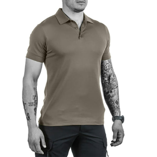 UF PRO, Polo Shirt URBAN, brown-grey (olive)