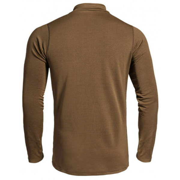 A10 Langarm Shirt THERMO PERFORMER SWEAT ZIP -10°C/-20°C, tan