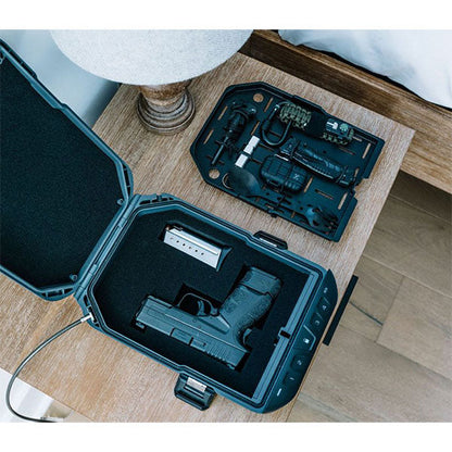 Mobiler Safe LIFEPOD 2.0, covert black (biometrisch)