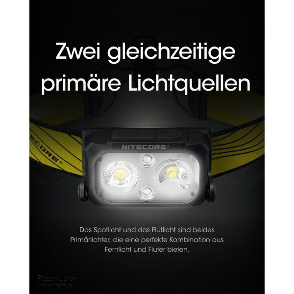 NITECORE LED-STIRNLAMPE NU25-400, 400 Lumen (inkl. Akku)