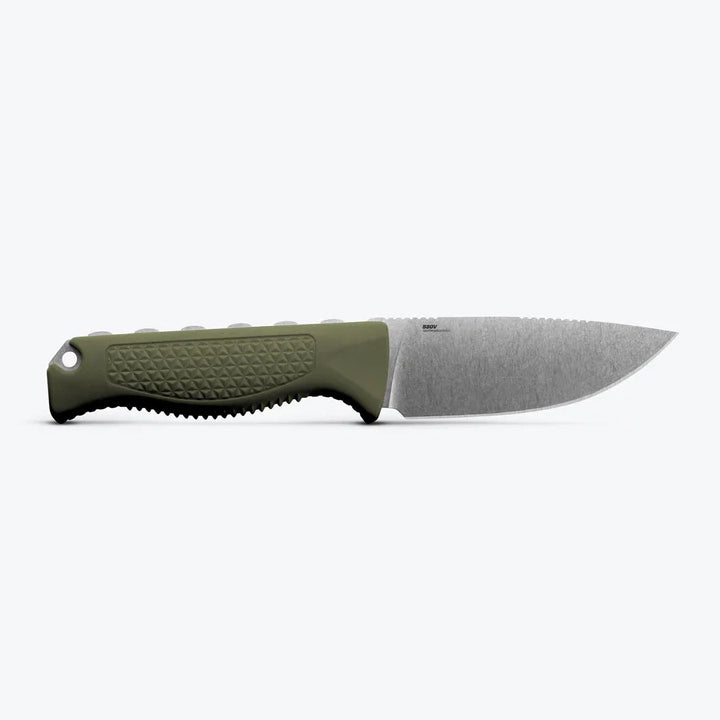 Coltello da esterno Steep Country Dark Olive Santoprene Drop Point