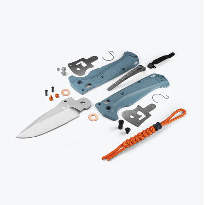 Coltello pieghevole Adira Depth Blue Grivory Drop Point