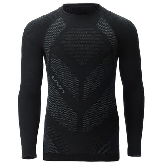 T-SHIRT MAN FUSYON DEFENDER UW MANCHES LONGUES, noir