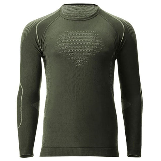 CHEMISE MANCHES LONGUES EVOLUTYON XTREME COMFORT UW, vert tactique/anthracite