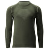 MAN EVOLUTYON XTREME COMFORT UW SHIRT MANICA LUNGA, verde tattico/antracite