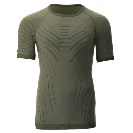 CHEMISE MAN MOTYON XTREME UW MANCHES COURTES, vert tactique